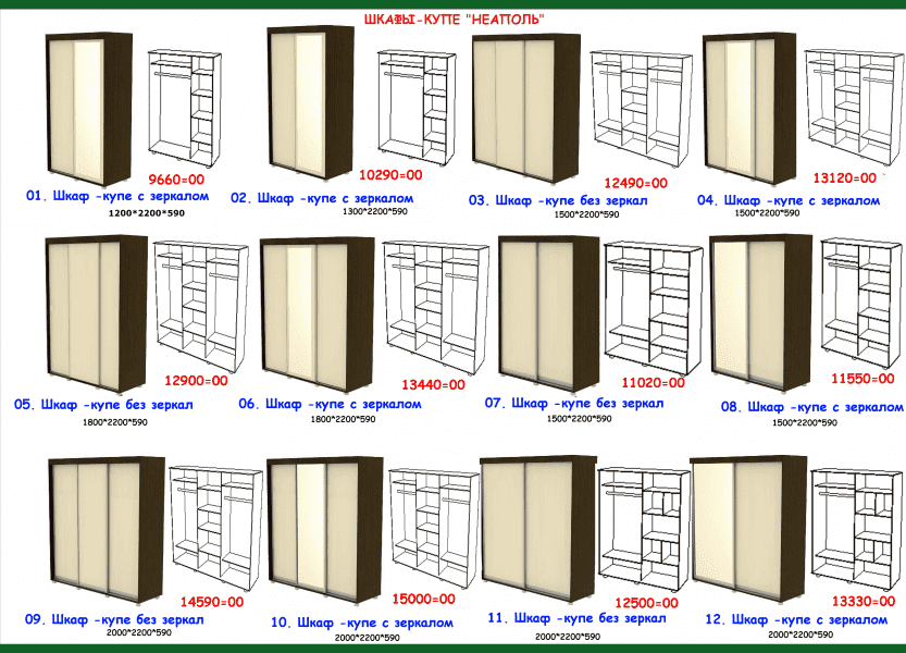шкаф-купе неаполь в Севастополе