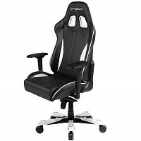 кресло геймерское dxracer king ks57 черно-белое в Севастополе