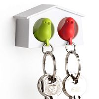 держатель+брелок для ключей двойной mini sparrow зеленый-красный в Севастополе