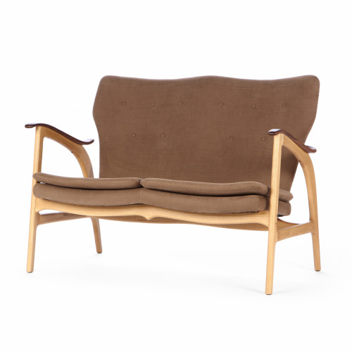 диван fauteuil прямой коричневый в Севастополе