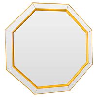 зеркало венецианское восьмиугольное желтое yellow octagon в Севастополе