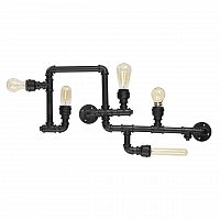 потолочная люстра ideal lux plumber pl5 nero в Севастополе