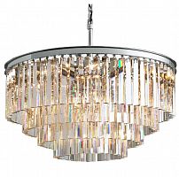 люстра odeon 4 rings silver прозрачное стекло прозрачная, серебро в Севастополе