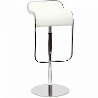 барный стул lem style piston stool белая кожа в Севастополе