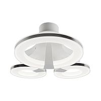 потолочный светодиодный светильник idlamp jenevra 397/3pf-ledwhitechrome в Севастополе