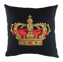 подушка с картинкой короны king crown black в Севастополе