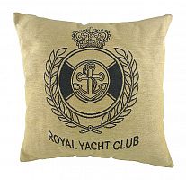 подушка с гербом королевского royal yacht club в Севастополе