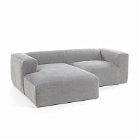 диван блок sofa двухместный левый угол серый от la forma (ex julia grup) в Севастополе