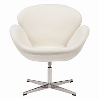 кресло swan chair кремовое в Севастополе