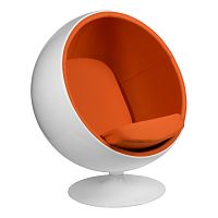 кресло eero aarnio style ball chair оранжевое в Севастополе