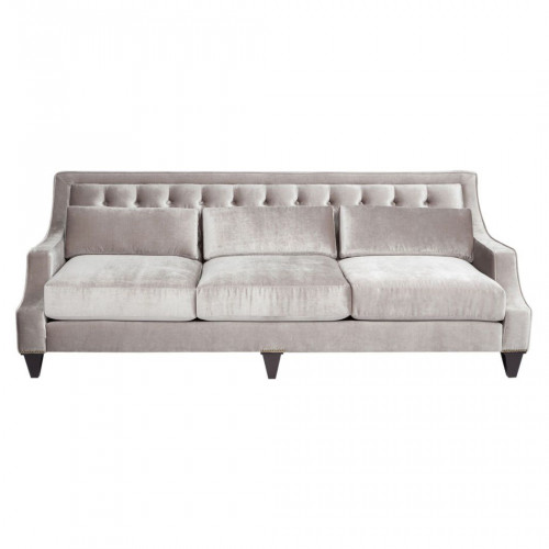 диван tufted прямой серый в Севастополе