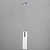 подвесной светильник eurosvet double topper 50135/1 led хром/белый в Севастополе