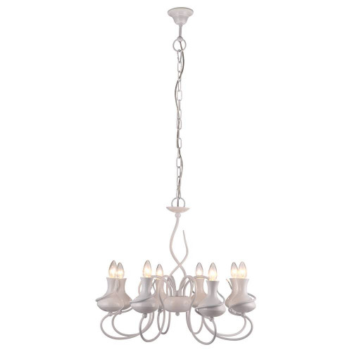 подвесная люстра arte lamp vaso a6819lm-8wh в Севастополе