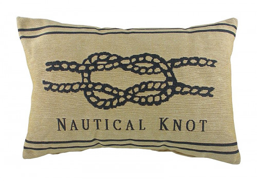 подушка с морским узлом nautical knot natural в Севастополе