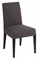 стул aylso dining chair кожа тёмно-серая в Севастополе