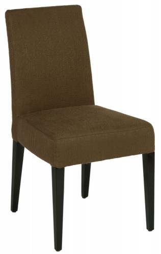 стул aylso dining chair кожа коричневая в Севастополе