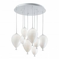 подвесная люстра ideal lux clown sp8 bianco в Севастополе