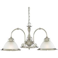 подвесная люстра arte lamp american diner a9366lm-3ss белая в Севастополе