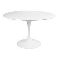 стол eero saarinen style tulip table mdf d110 глянцевый белый в Севастополе