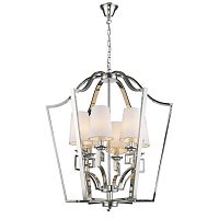 люстра presidential 6 от delight collection белая/никель в Севастополе