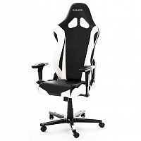 кресло геймерское dxracer racing черно-белое в Севастополе