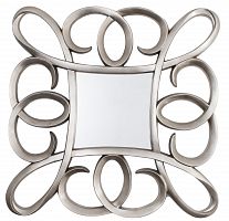 зеркало серебряное квадратное в фигурной раме silver swirl frame от rvastley в Севастополе