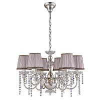 подвесная люстра crystal lux alegria sp6 silver-brown в Севастополе