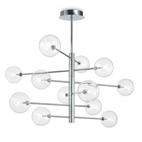 подвесная люстра ideal lux equinoxe sp12 cromo в Севастополе