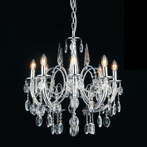 люстра md103908-8a от illuminati прозрачная/ хром в Севастополе