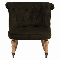 кресло amelie french country chair серо-коричневое в Севастополе