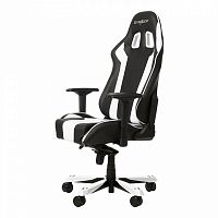 кресло геймерское dxracer king ks06 черно-белое в Севастополе