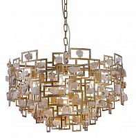 подвесная люстра crystal lux diego sp9 d600 gold в Севастополе