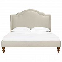 кровать двуспальная 160х200 бежевая cassis upholstered в Севастополе