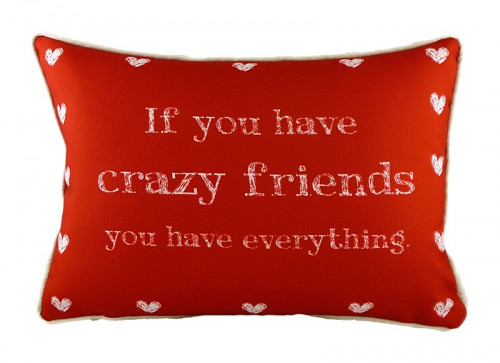 подушка с надписью crazy friends в Севастополе