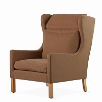 кресло wingback коричневый в Севастополе