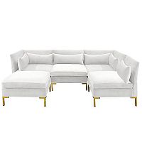 диван zara sectional угловой белый в Севастополе