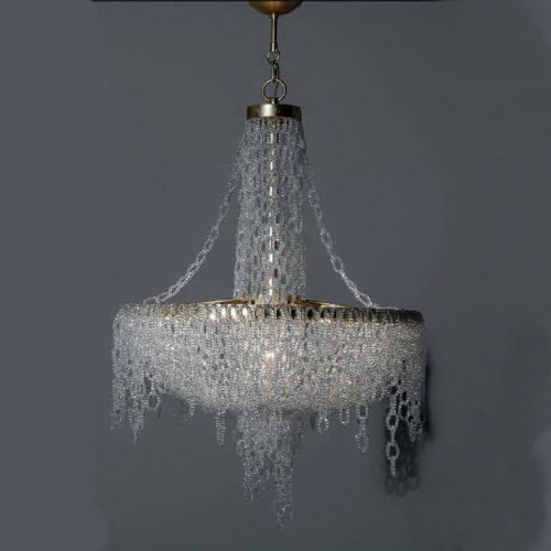 люстра ex02-5 от delight collection прозрачная/золото в Севастополе