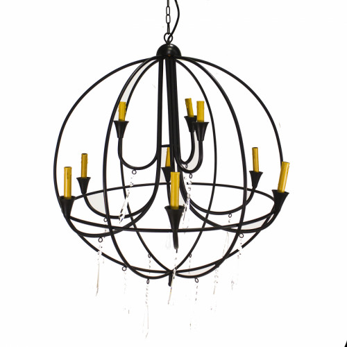 люстра-клетка otis серебро в Севастополе