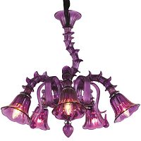 подвесная люстра arte lamp corno a8023lm-5cc фиолетовая в Севастополе