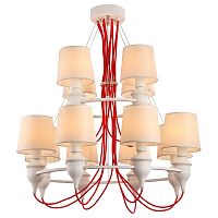 подвесная люстра arte lamp sergio a3325lm-8-4wh в Севастополе