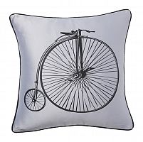 подушка с ретро-велосипедом retro bicycle grey в Севастополе