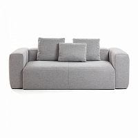 диван blok sofa 3 светло-серый от la forma (ex julia grup) в Севастополе