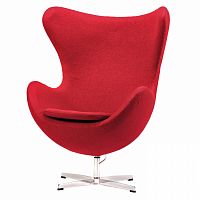 кресло egg chair красное в Севастополе