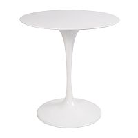 стол eero saarinen style tulip table top mdf d70 глянцевый белый в Севастополе