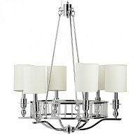 люстра easton light chandelier хром, бежевая в Севастополе