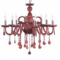 подвесная люстра ideal lux giudecca sp8 rosso в Севастополе