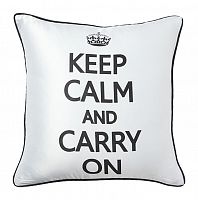 подушка с надписью keep calm and carry on в Севастополе