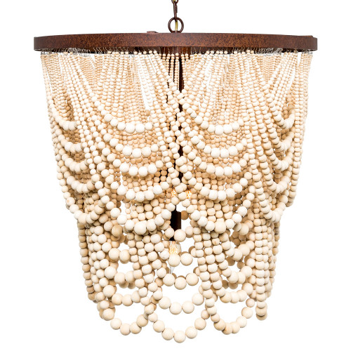 люстра «вандербилт» бусины из древесины нанизанные на нити в Севастополе