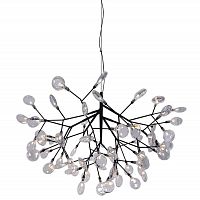 подвесная люстра crystal lux evita sp63 black/transparent в Севастополе