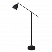 торшер arte lamp braccio a2054pn-1bk в Севастополе